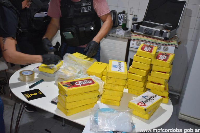 Líderes de una banda narcocriminal fueron detenido por el tráfico de 70 kilos cocaína | Córdoba