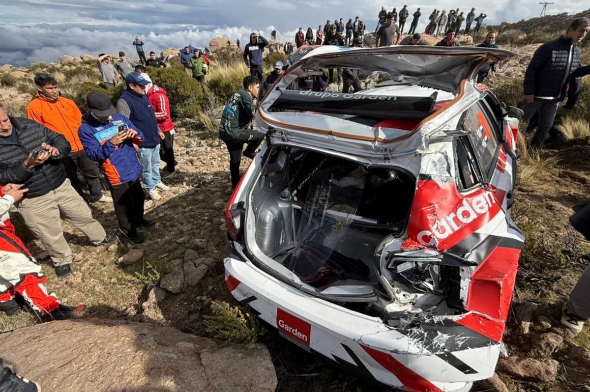 Grave accidente: suspenden el tramo Giulio Cesare tras un despiste en el Rally Sudamericano | Deportes
