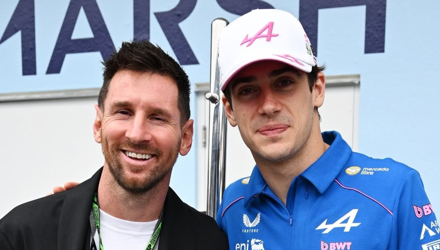 Lionel Messi visitó a Colapinto en el paddock de Miami y se robó todas las miradas | Deportes