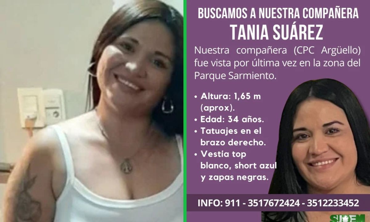 Buscan intensamente a Tania Suárez: desapareció el domingo en el Parque Sarmiento | Córdoba