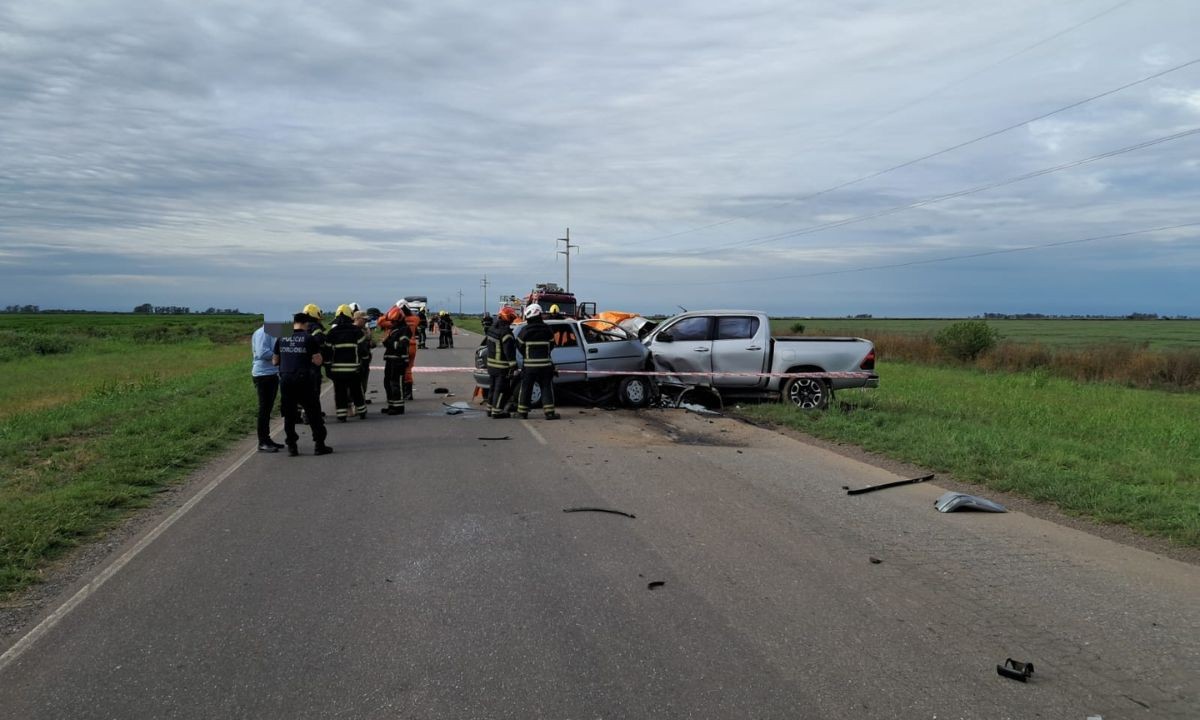 Choque frontal fatal en la Ruta 3: un hombre de 60 años murió cerca de Las Varillas | Córdoba