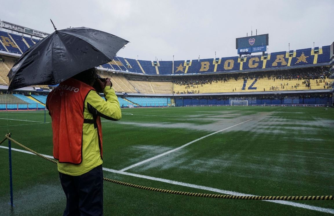 Así llovía en la Bombonera por dentro | Actualidad
