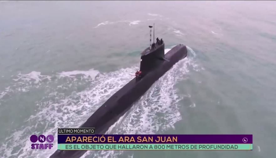 Encontraron al ARA San Juan: lo confirmó la Armada Argentina | Actualidad