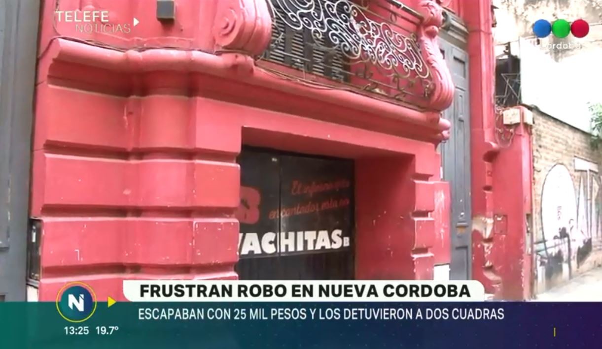 Nueva Córdoba: Ladrones atrapados en pleno escape | Córdoba