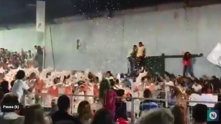 Villa Santa Rosa: se desplomó una tribuna en los festejos de carnaval | Córdoba