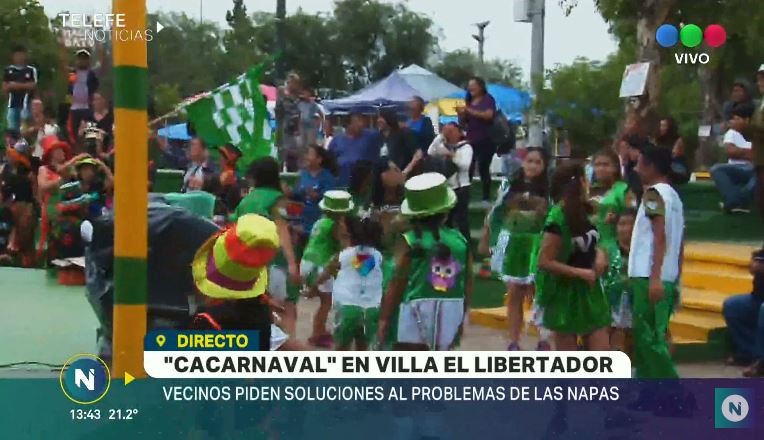 Villa el Libertador festeja el carnaval reclamando por los hundimientos | Córdoba