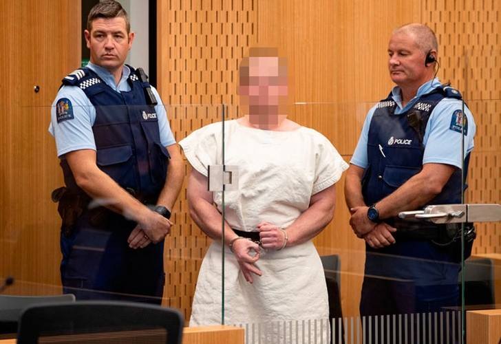 El autor de la masacre de Nueva Zelanda hizo un gesto neonazi en el Tribunal | Internacionales