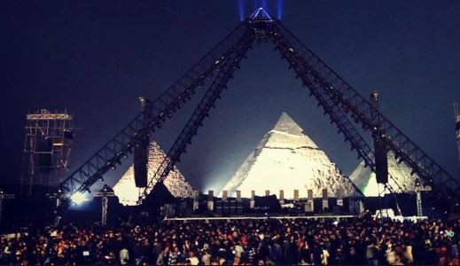 Histórico show de los Red Hot Chili Peppers en las Pirámides de Egipto | Espectáculos