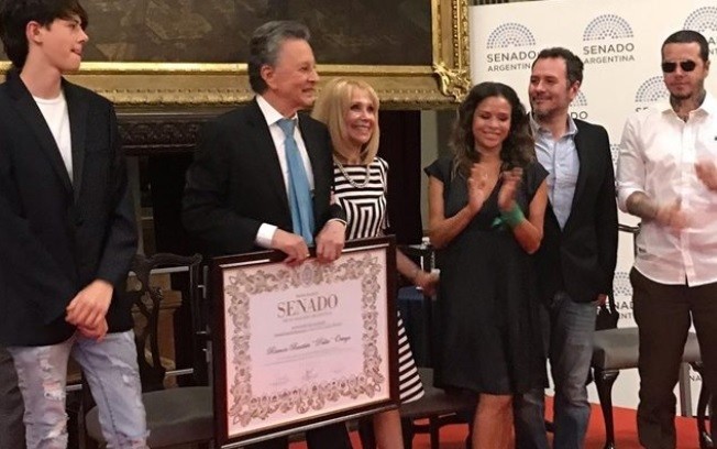 Palito Ortega fue distinguido en el Senado por su trayectoria | Espectáculos