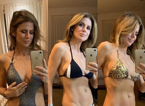 Flavia Palmiero festejó sus 53 años con una foto desnuda frente al mar | Espectáculos