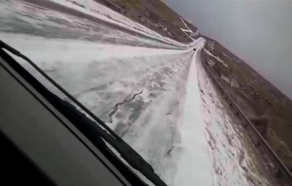 Por hielo en la ruta, cortan el tránsito en el Camino de las Altas Cumbres | Actualidad