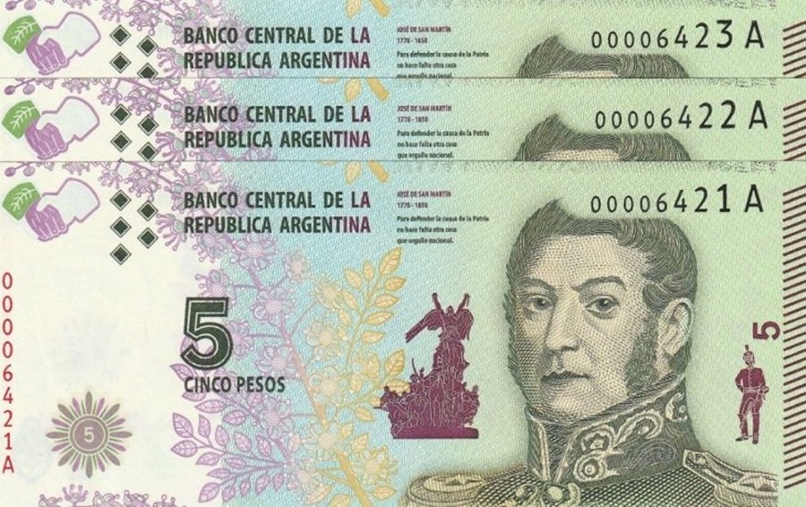 Chau billete de 5 pesos: el Banco Central anunció que saldrá de circulación | Actualidad