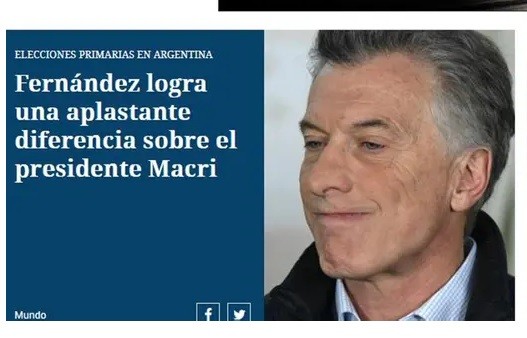 Repercusiones de las PASO en medios internacionales: "Impactante" e "irreversible" | Elecciones Legislativas 2021