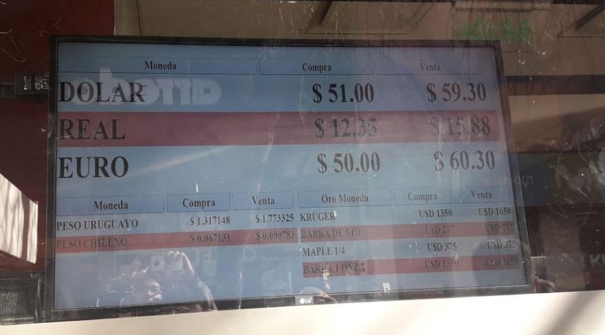 El dólar roza los $60 marcando el paso después de las Paso | Córdoba