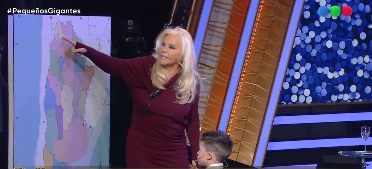 El divertido momento de Susana Giménez al repasar las provincias con un nene de cinco años | Espectáculos