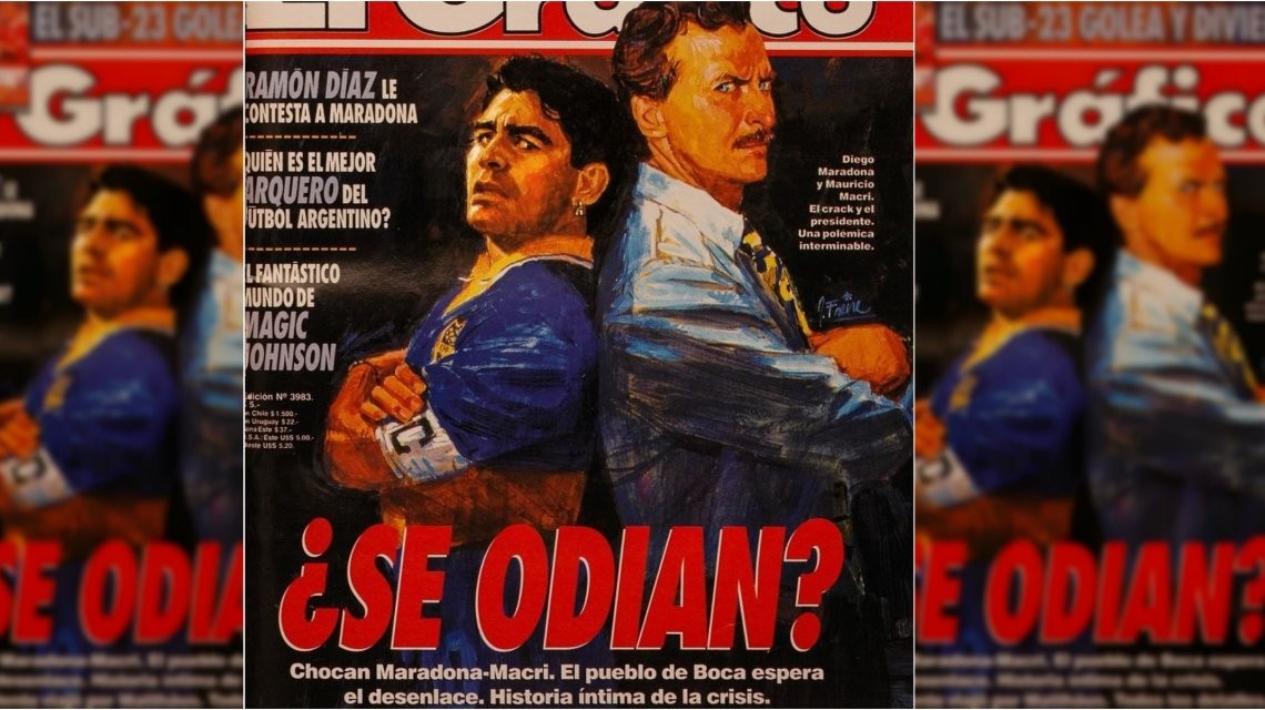 El mensaje de Maradona a Mauricio Macri con una tapa de "El Gráfico" | Actualidad