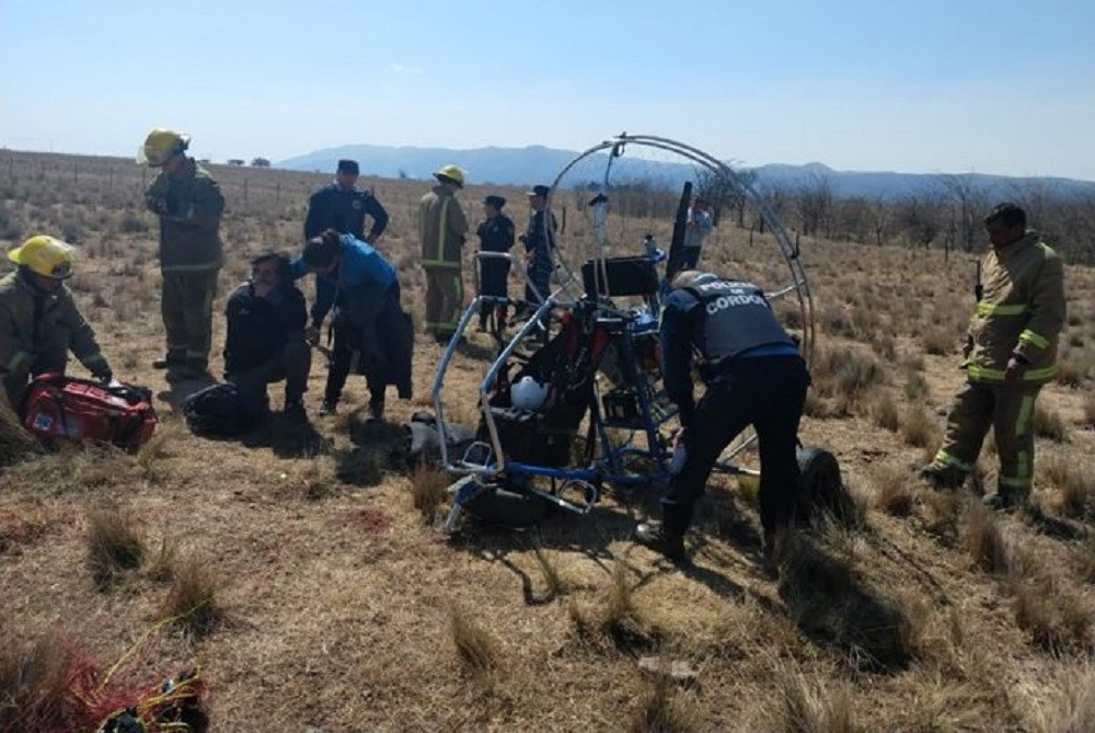 Continúa grave el parapentista accidentado en La Cumbre | Córdoba