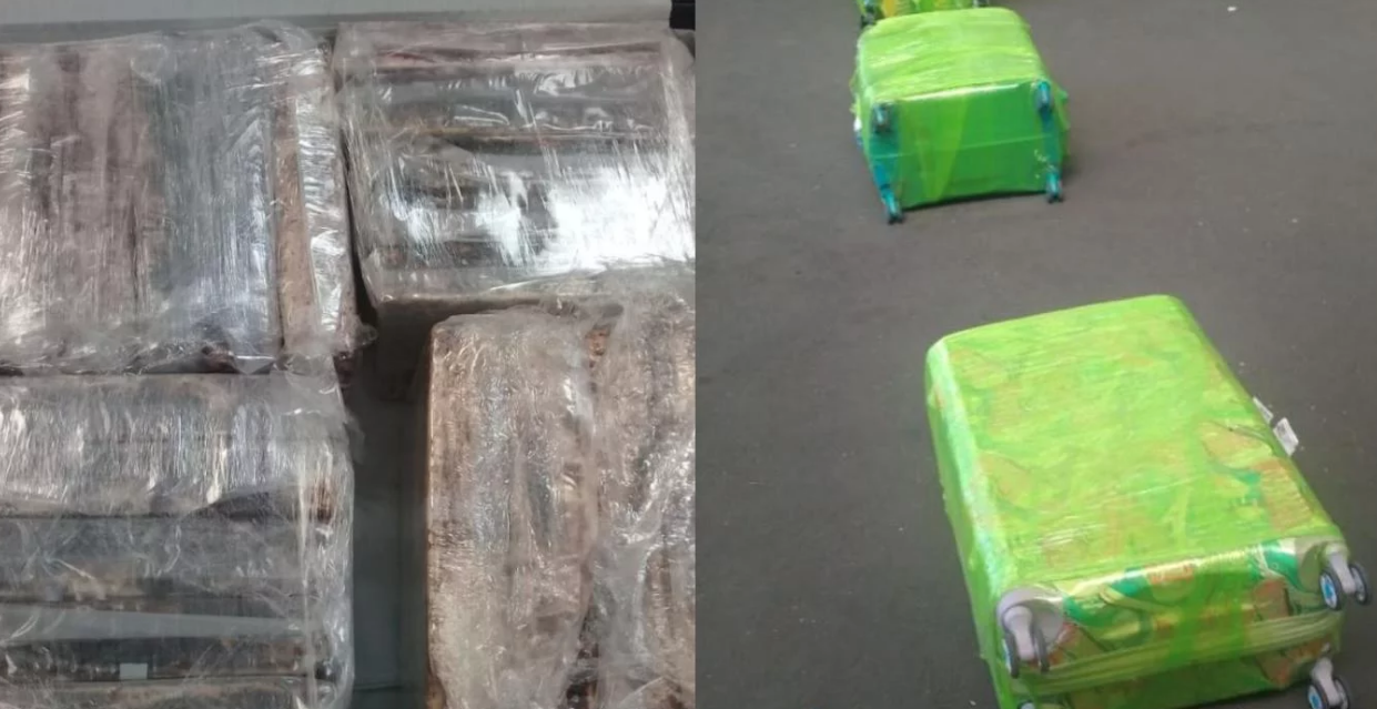 Secuestraron 250 kilos de cocaína en valijas en el aeropuerto de Ezeiza | Actualidad