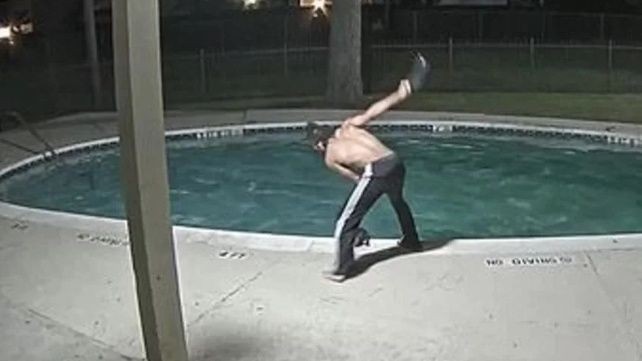 Video escalofriante: detienen a un joven por torturar un gato y tirarlo a la pileta | Curiosidades