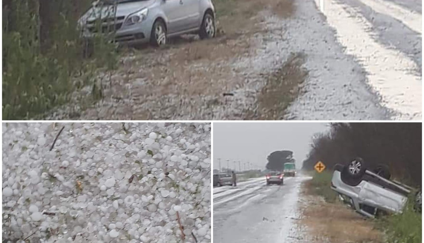 Videos: impresionantes imágenes de la caída de granizo en Oliva y James Craik | Actualidad
