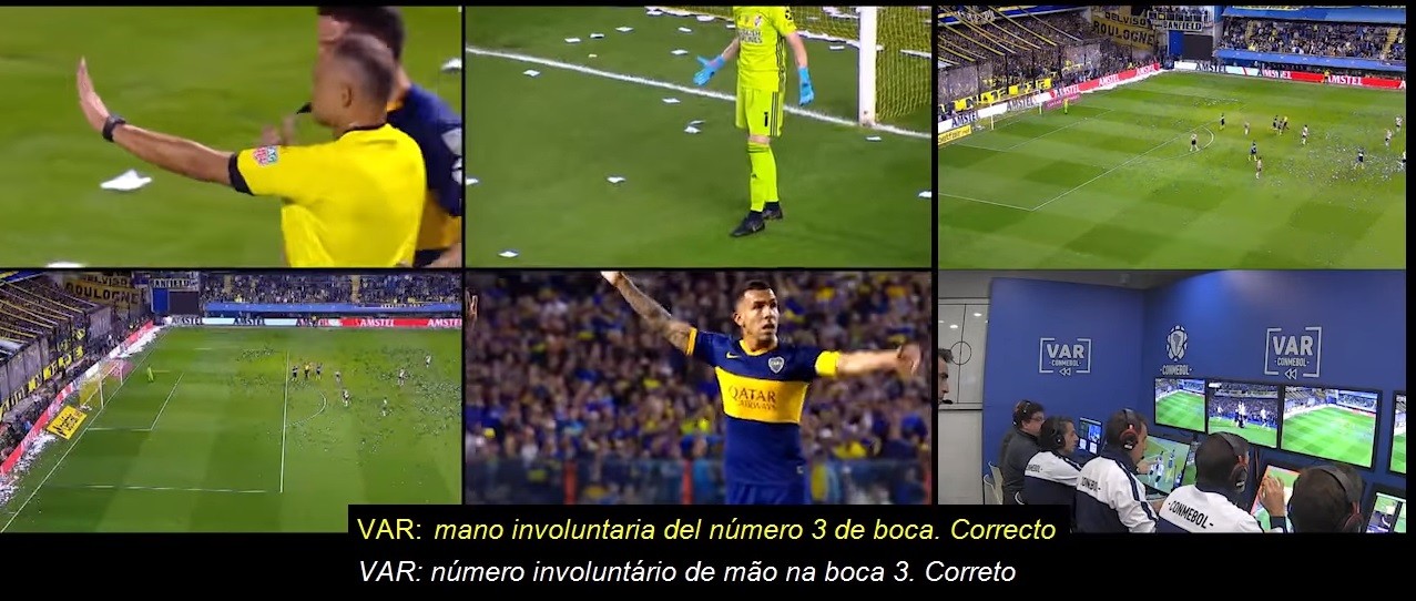 La mano involuntaria de Más en el gol de Salvio | Deportes