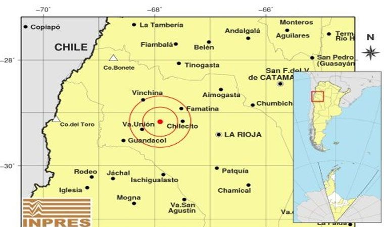 Fuerte sismo en La Rioja se sintió en Córdoba | Actualidad