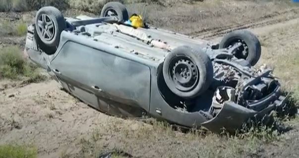 Se iba a dializar y volcó en la ruta nacional 151 por el mal estado del asfalto | Actualidad