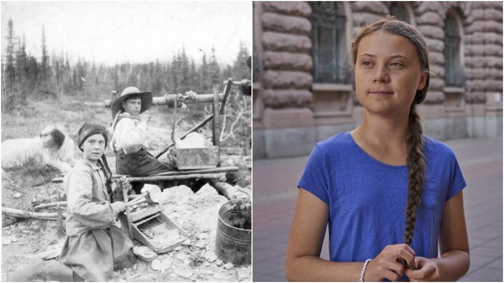¿Es Greta Thunberg una viajera del tiempo?: la foto que alimenta la loca teoría que recorre las redes sociales | Curiosidades
