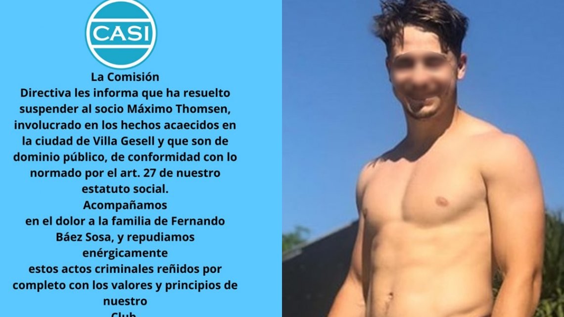 El CASI suspendió a uno de los rugbiers acusados por el crimen de Fernando en Villa Gesell | Actualidad