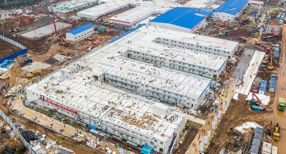 China: finalizó en 10 días la construcción del hospital de Wuhan y comenzará a recibir pacientes con coronavirus | Internacionales