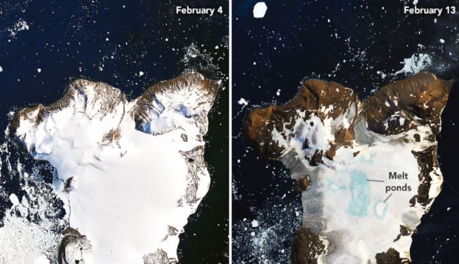La NASA compartió imágenes impactantes sobre el derretimiento de la Antártida | Internacionales
