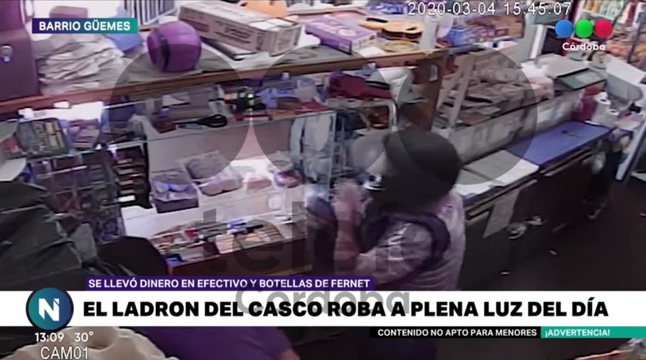 VIDEO: Otro robo a plena luz del día en Güemes y le llevaron hasta el fernet | Córdoba