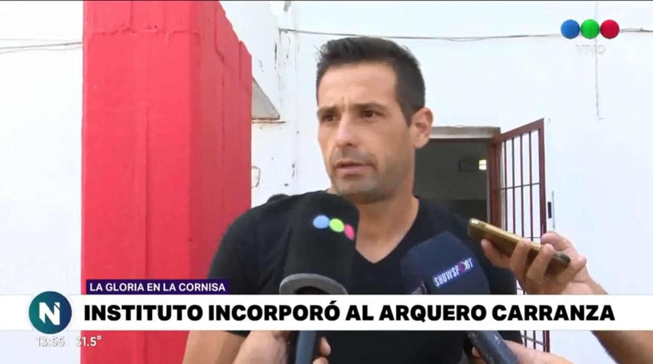 Vuelve el "loco" Carranza al arco de Instituto | Deportes