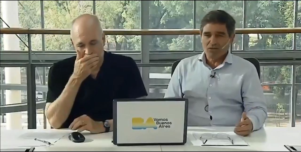 Estornudo y error de Rodríguez Larreta en plena conferencia de prensa | Actualidad