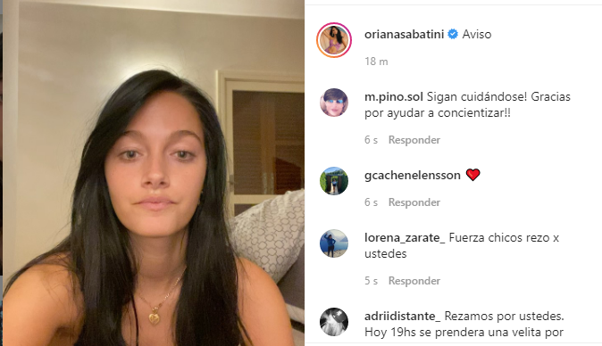 VIDEO: Oriana Sabatini cuenta que ella y su novio Paulo Dybala, tienen coronavirus | Redes