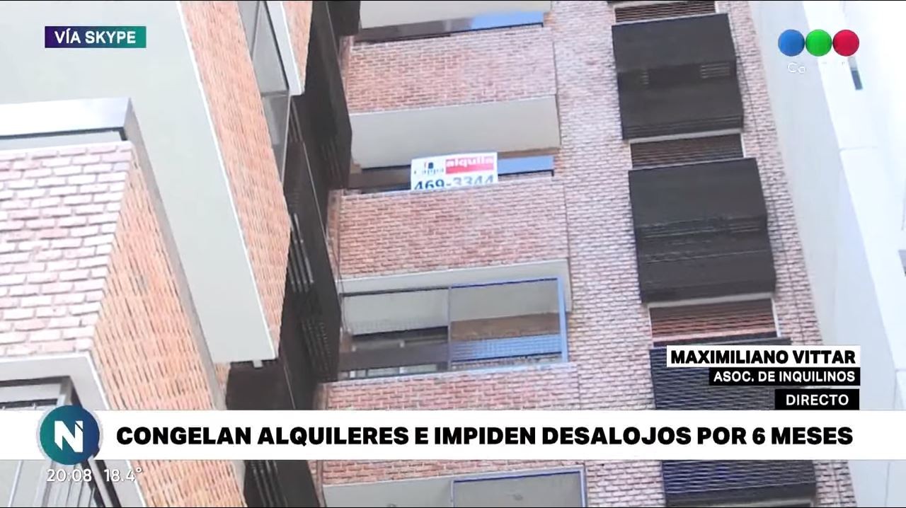 El Gobierno presentará un proyecto de ley para congelar alquileres y prohibir desalojos | Córdoba