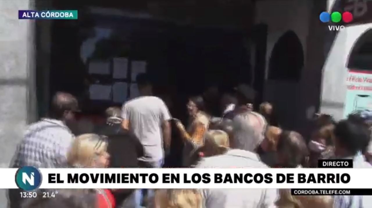 En los barrios también colapsaron los bancos | Córdoba