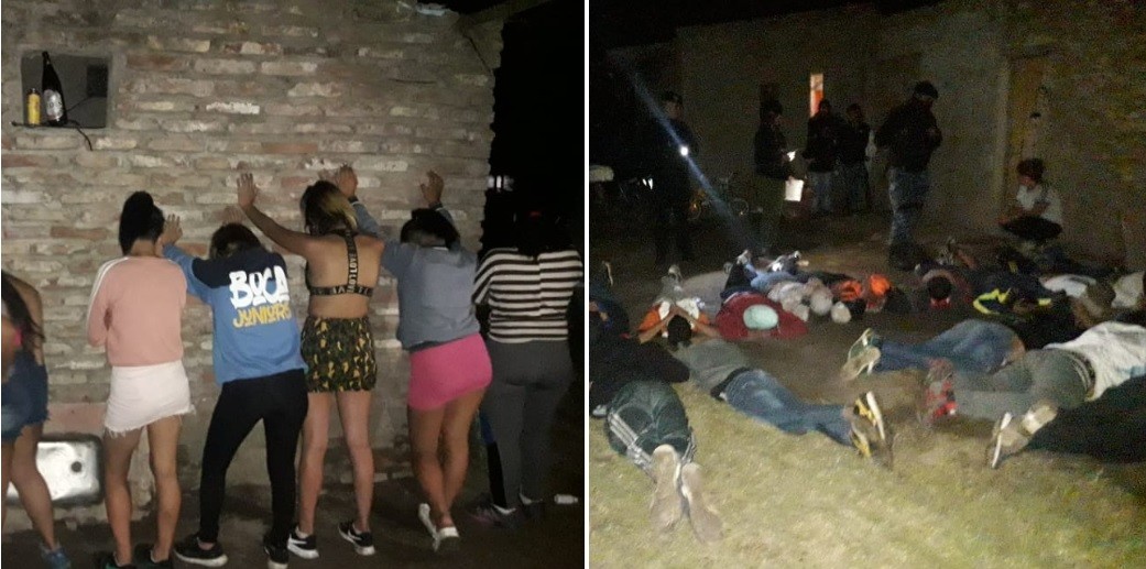 Madre e hija organizaron fiesta por Whatsapp y Facebook.: 41 detenidos | Actualidad