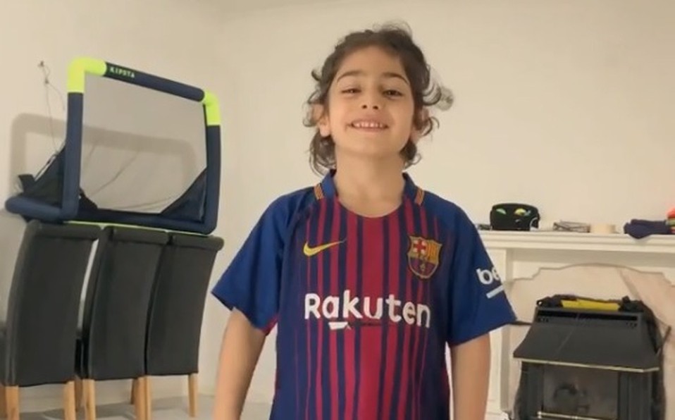 El influencer de 5 años que enloquece hasta a su ídolo Lio Messi con sus jueguitos | Deportes