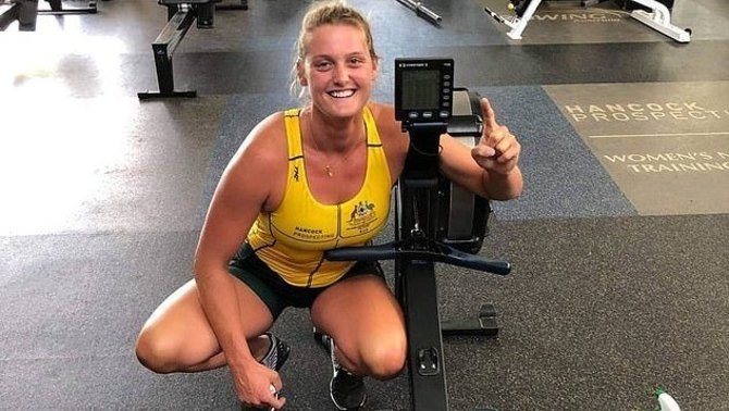 Aislada en  plena cuarentena, una deportista rompió un récord mundial | Deportes