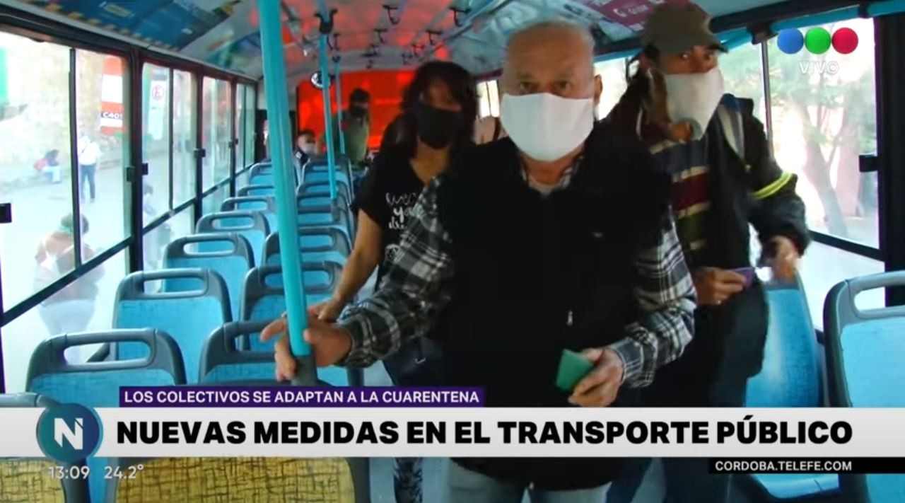 Respetar el aislamiento en el transporte público | Córdoba