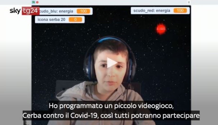 Aislado en cuarentena, este niño italiano de 9 años inventó un videojuego | Internacionales