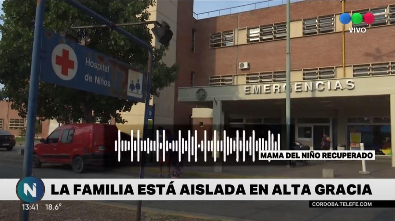 Le dieron de alta al niño con Covid-19 y habló la mamá | Córdoba