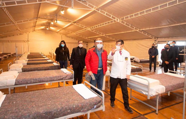 Así son las carpas sanitarias de la cárcel de Bouwer | Córdoba