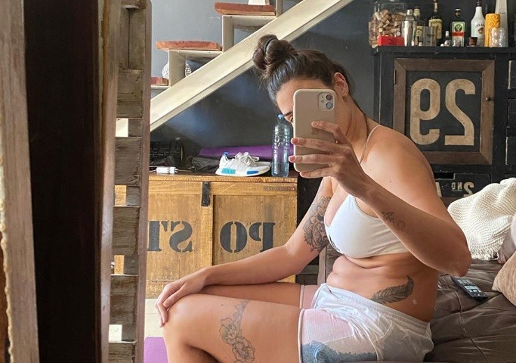 "Aceptación": Ivana Nadal mostró sus "rollitos" para dar un mensaje | Espectáculos