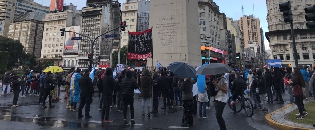 "Argentinazo" en el Obelisco: manifestantes piden que los dejen trabajar | Actualidad
