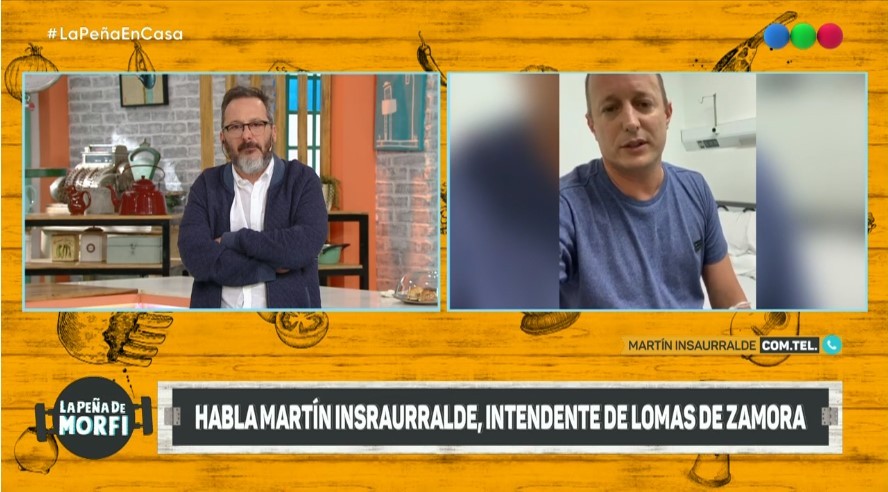 La palabra de Martín Insaurralde en La peña de Morfi | Espectáculos