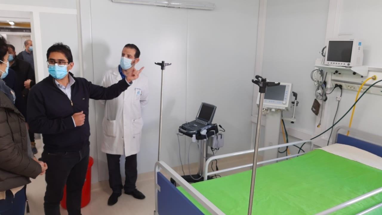 FOTOS: el Ministro de Salud recorrió el Hospital Modular en el Polo Sanitario | Córdoba