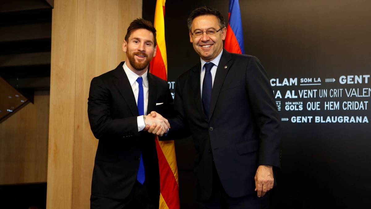 "Messi terminará en el Barcelona", garantizó Bartomeu, presidente del club catalán | Deportes