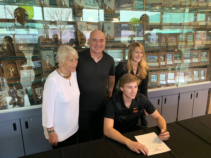 Futura estrella: el hijo de Andre Agassi y Steffi Graf, con brillo propio | Deportes